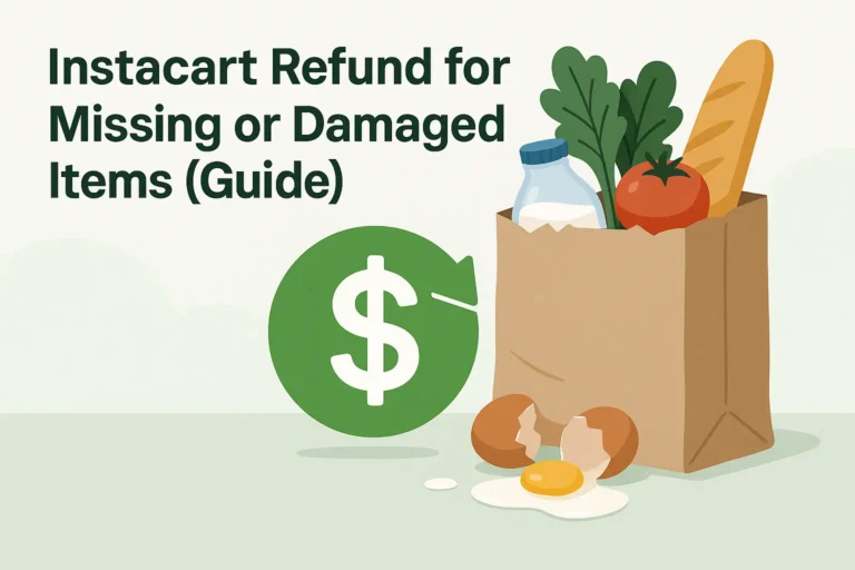 Instacart Refund for Missing or Damaged Items (2025 Guide)
